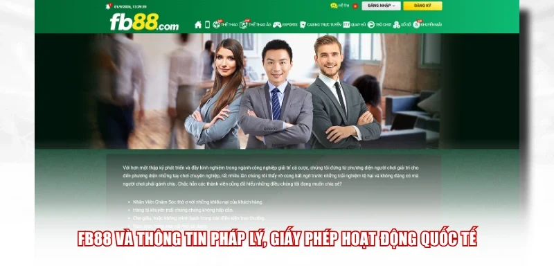 FB88 và thông tin pháp lý, giấy phép hoạt động quốc tế