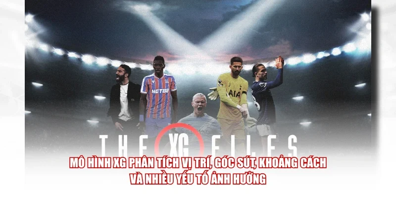 Mô hình xG phân tích vị trí, góc sút, khoảng cách và nhiều yếu tố ảnh hưởng 