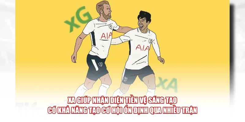 xA giúp nhận diện tiền vệ sáng tạo có khả năng tạo cơ hội ổn định qua nhiều trận 